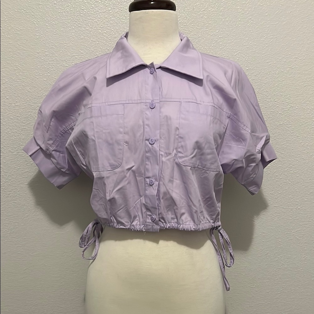 Lavender Button Down Shirt